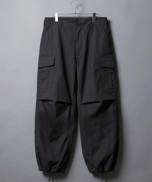 ANPAS(アンパス)の「【HOUSTON】1883 RIPSTOP BDU PANTS / 【ヒューストン】リップストップ BDUパンツ ミリタリー カーゴパンツ メンズ ボトムス(カーゴパンツ・メンズ・カーキ/オリーブドラブ/ブラック・M/S/XL/L)」の2枚目の写真