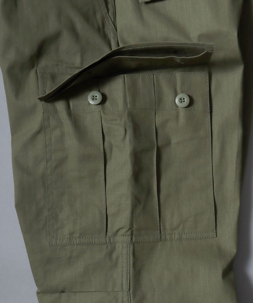 ANPAS(アンパス)の「【HOUSTON】1883 RIPSTOP BDU PANTS / 【ヒューストン】リップストップ BDUパンツ ミリタリー カーゴパンツ メンズ ボトムス(カーゴパンツ・メンズ・カーキ/オリーブドラブ/ブラック・M/S/XL/L)」の17枚目の写真
