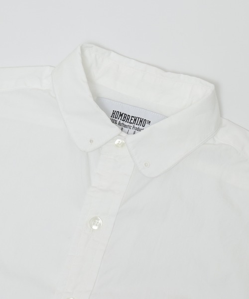 Hombre Nino(オンブレニーニョ)の「HOMBRENINO ROUND COLLAR SHIRT HN0261-SH0003(シャツ/ブラウス・メンズ・ホワイト・M/L)」の3枚目の写真