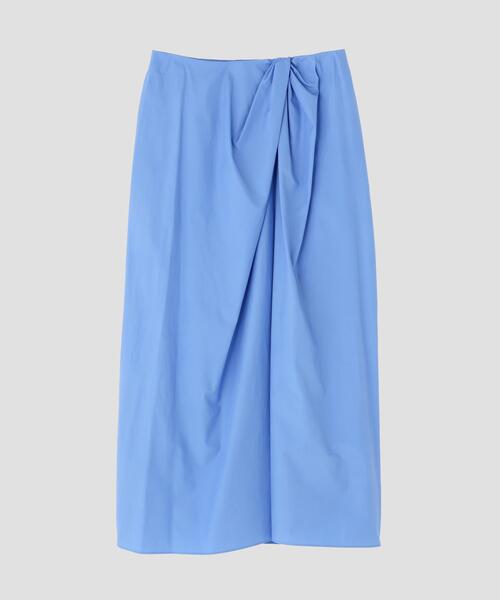 YLEVE(イレーヴ)の「YLEVE / FINX COTTON WEATHER SKIRT(スカート・レディース・ワイン系/ブラック/ブルー・0/1/2)」の1枚目の写真