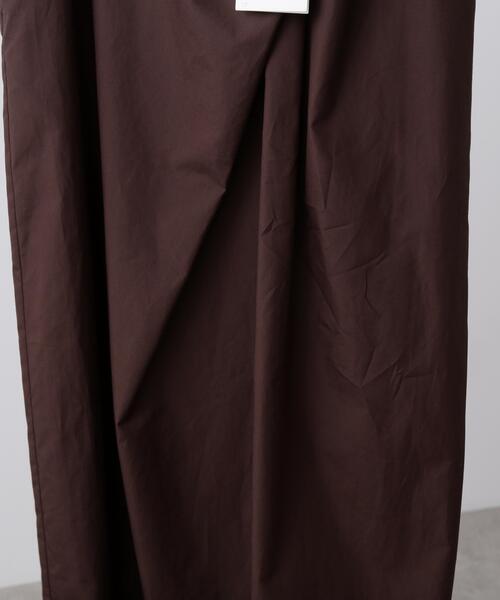 YLEVE(イレーヴ)の「YLEVE / FINX COTTON WEATHER SKIRT(スカート・レディース・ワイン系/ブラック/ブルー・0/1/2)」の11枚目の写真