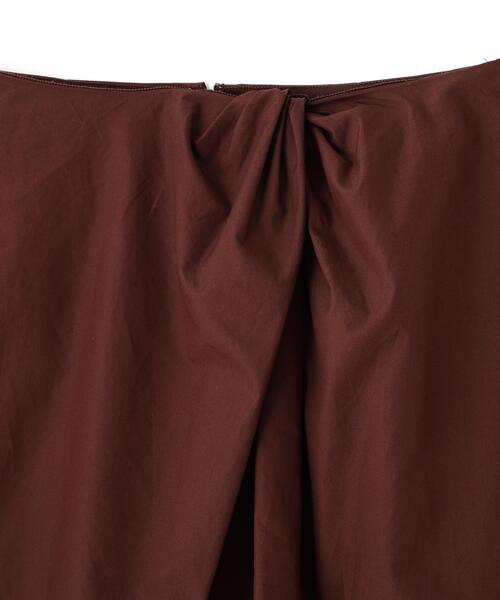 YLEVE(イレーヴ)の「YLEVE / FINX COTTON WEATHER SKIRT(スカート・レディース・ワイン系/ブラック/ブルー・0/1/2)」の15枚目の写真