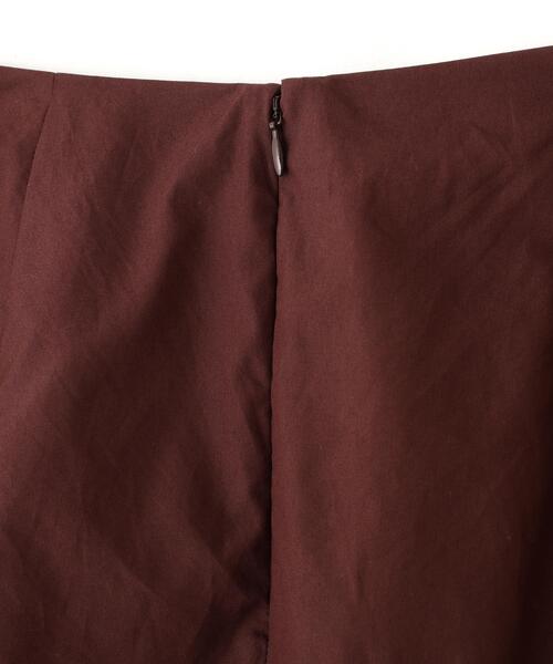 YLEVE(イレーヴ)の「YLEVE / FINX COTTON WEATHER SKIRT(スカート・レディース・ワイン系/ブラック/ブルー・0/1/2)」の19枚目の写真