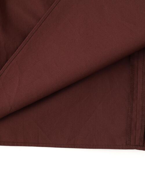 YLEVE(イレーヴ)の「YLEVE / FINX COTTON WEATHER SKIRT(スカート・レディース・ワイン系/ブラック/ブルー・0/1/2)」の21枚目の写真