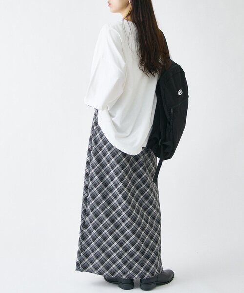 COLONY 2139(コロニートゥーワンスリーナイン)の「【汗じみ防止】アソートロゴプリントTシャツ(Tシャツ/カットソー・レディース・ホワイト/グレー/ブラウン・FREE)」の11枚目の写真