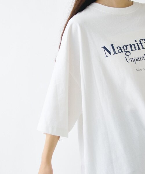 COLONY 2139(コロニートゥーワンスリーナイン)の「【汗じみ防止】アソートロゴプリントTシャツ(Tシャツ/カットソー・レディース・ホワイト/グレー/ブラウン・FREE)」の16枚目の写真