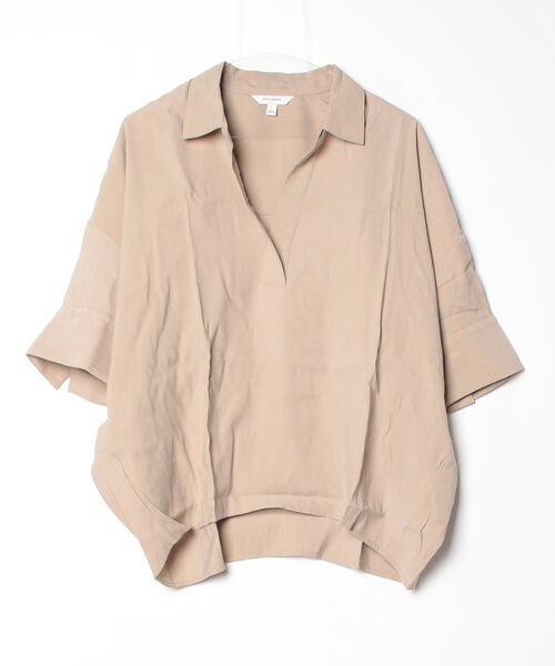 BANANA REPUBLIC FACTORY STORE(バナナリパブリック ファクトリーストア)の「BANANA REPUBLIC FACTORY STORE ドレーピーツイル スキッパートップス(シャツ/ブラウス・レディース・ベージュ/オリーブ/ブラック/ホワイト・XS/S/M/L)」の10枚目の写真