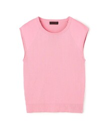 コットンリブストレッチ フレンチスリーブプルオーバー