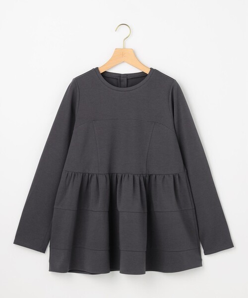 組曲 S(クミキョク チイサイサイズ)の「ソフトダンボール ビスチェ風カットソー(Tシャツ/カットソー・レディース・ホワイト系/ブラック系・S2)」の22枚目の写真