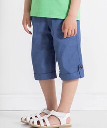BeBe（ベベ）の「ライトオンスデニム裾ロールアップハーフパンツ（デニムパンツ）」