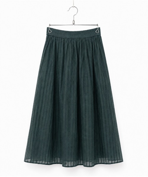 Marilyn Moon(マリリンムーン)の「sheer velour flare skirt(スカート・レディース・グリーン/グレー/ブラック・FREE)」の3枚目の写真