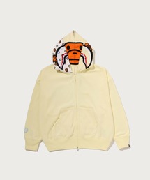 MILO SHARK OVERSIZED FULL ZIP DOUBLE HOODIE