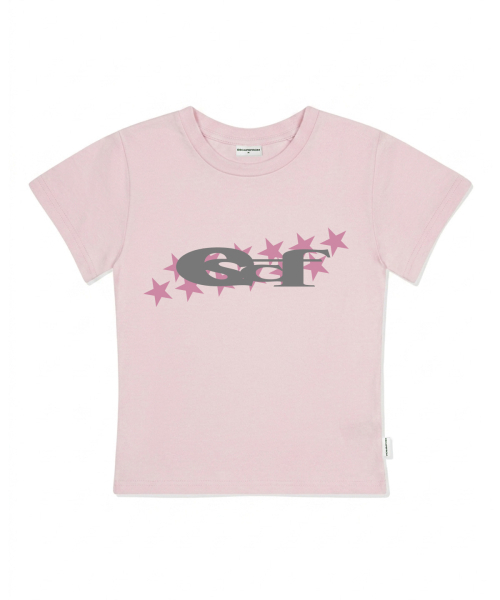 ESCAPEFROM(エスケープフロム)の「スタ ESCF ロゴ コラージュ プリント スリムフィット 半袖Tシャツ ブラック(Tシャツ/カットソー・レディース・その他・LARGE/MEDIUM)」の3枚目の写真