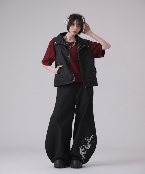 狐独(コドク)の「刺繍リップバルーンパンツ(その他パンツ・メンズ・ブラック・LARGE/MEDIUM/SMALL)」の18枚目の写真