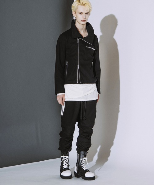 NO ID.(ノーアイディ)の「【NO ID.】High Collar Duck Blouson / ハイカラー ダック ブルゾン(ブルゾン・メンズ・ブラック/カーキ・2/1)」の5枚目の写真