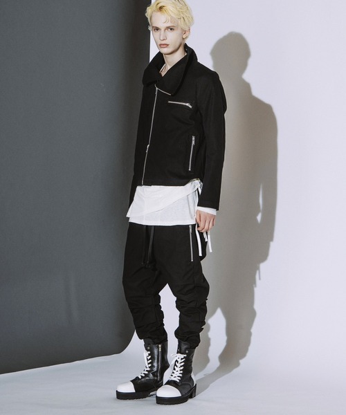 NO ID.(ノーアイディ)の「【NO ID.】High Collar Duck Blouson / ハイカラー ダック ブルゾン(ブルゾン・メンズ・ブラック/カーキ・2/1)」の6枚目の写真