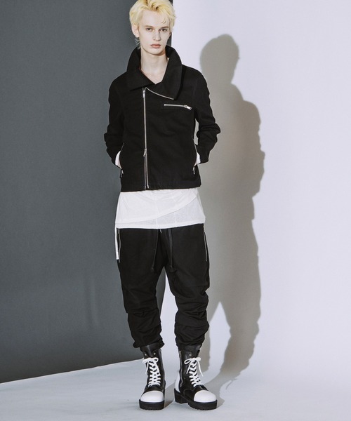NO ID.(ノーアイディ)の「【NO ID.】High Collar Duck Blouson / ハイカラー ダック ブルゾン(ブルゾン・メンズ・ブラック/カーキ・2/1)」の7枚目の写真