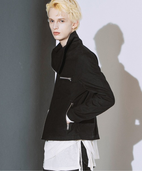 NO ID.(ノーアイディ)の「【NO ID.】High Collar Duck Blouson / ハイカラー ダック ブルゾン(ブルゾン・メンズ・ブラック/カーキ・2/1)」の8枚目の写真