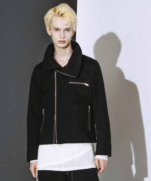 NO ID.(ノーアイディ)の「【NO ID.】High Collar Duck Blouson / ハイカラー ダック ブルゾン(ブルゾン・メンズ・ブラック/カーキ・2/1)」の9枚目の写真
