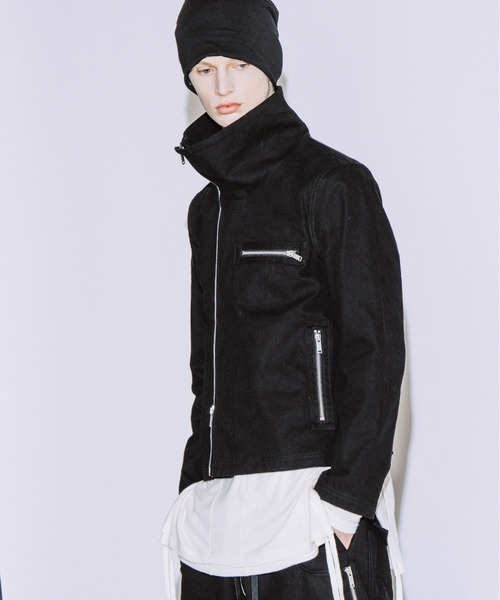 NO ID.(ノーアイディ)の「【NO ID.】High Collar Duck Blouson / ハイカラー ダック ブルゾン(ブルゾン・メンズ・ブラック/カーキ・2/1)」の13枚目の写真