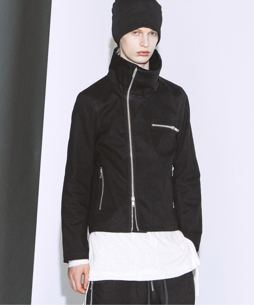 NO ID.(ノーアイディ)の「【NO ID.】High Collar Duck Blouson / ハイカラー ダック ブルゾン(ブルゾン・メンズ・ブラック/カーキ・2/1)」の14枚目の写真