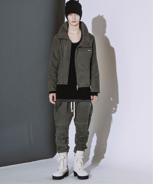 NO ID.(ノーアイディ)の「【NO ID.】High Collar Duck Blouson / ハイカラー ダック ブルゾン(ブルゾン・メンズ・ブラック/カーキ・2/1)」の22枚目の写真