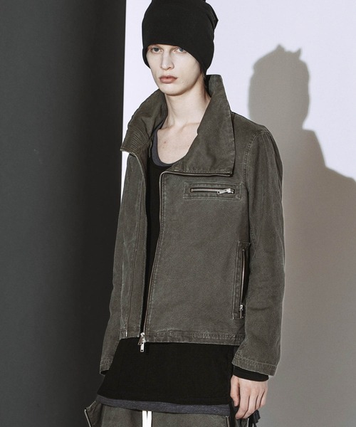 NO ID.(ノーアイディ)の「【NO ID.】High Collar Duck Blouson / ハイカラー ダック ブルゾン(ブルゾン・メンズ・ブラック/カーキ・2/1)」の17枚目の写真