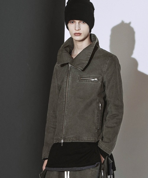NO ID.(ノーアイディ)の「【NO ID.】High Collar Duck Blouson / ハイカラー ダック ブルゾン(ブルゾン・メンズ・ブラック/カーキ・2/1)」の19枚目の写真