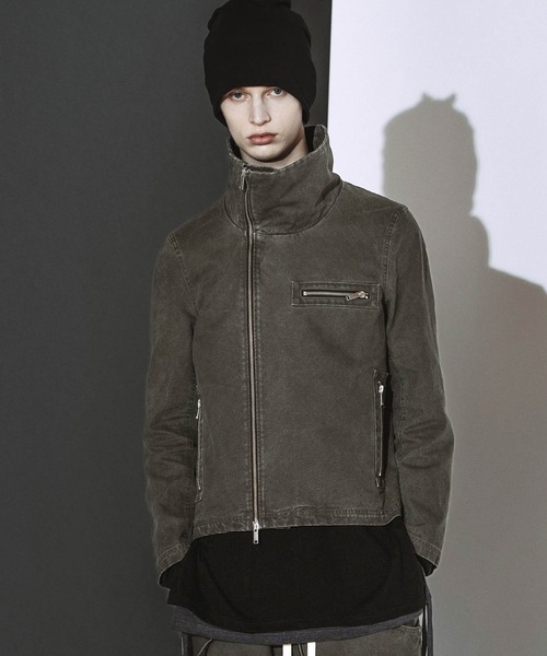 NO ID.(ノーアイディ)の「【NO ID.】High Collar Duck Blouson / ハイカラー ダック ブルゾン(ブルゾン・メンズ・ブラック/カーキ・2/1)」の21枚目の写真