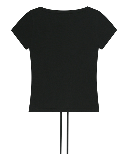 FOR THE WEATHER(フォーザウェザー)の「アイレットエンジェルブレードTシャツ(ブラック)(Tシャツ/カットソー・レディース・その他・ONE SIZE)」の3枚目の写真
