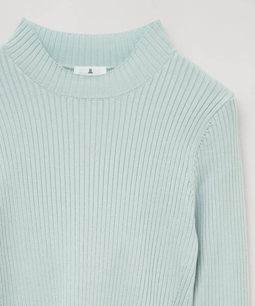 LANVIN en Bleu(ランバンオンブルー)の「カフスデザインリブニット(ニット/セーター・レディース・チャコールグレー/ボルドー/ライトカーキ・38)」の14枚目の写真