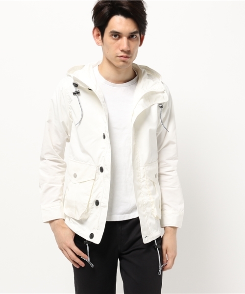 Denime（ドゥニーム）の「POLY/NYLON M/PARKA/ポリエステルナイロン・マウンテンパーカー（マウンテンパーカー・メンズ・オリーブ/オフホワイト・LARGE/MEDIUM）」の5枚目の写真