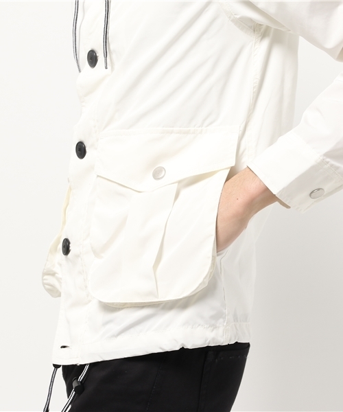 Denime（ドゥニーム）の「POLY/NYLON M/PARKA/ポリエステルナイロン・マウンテンパーカー（マウンテンパーカー・メンズ・オリーブ/オフホワイト・LARGE/MEDIUM）」の7枚目の写真