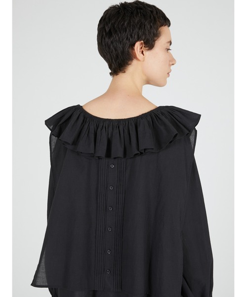 crinkle crinkle crinkle(クリンクルクリンクルクリンクル)の「【crinkle crinkle crinkle】victorian collar blouse/ヴィクリアンカラーブラウス(シャツ/ブラウス・レディース・ブラック/ホワイト・FREE)」の21枚目の写真