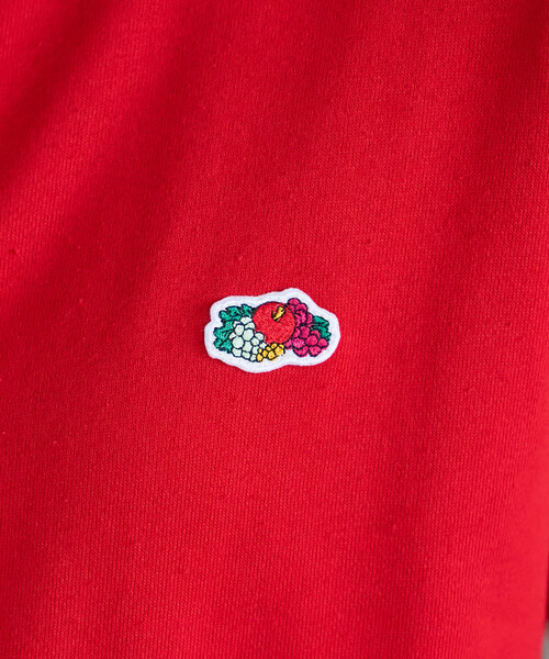 FREAK'S STORE(フリークスストア)の「FRUIT OF THE LOOM×FREAK'S STORE/フルーツオブザルーム 別注 スナップカーディガン/リングドットカーディガン/スウェットカーディガン(カーディガン/ボレロ・レディース・グリーン/レッド/ブラック・フリ-)」の18枚目の写真