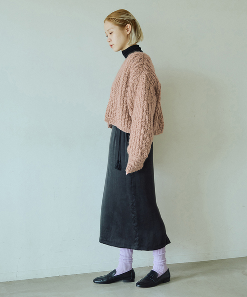 IENA LA BOUCLE（イエナラブークル）の「IENA LA BOUCLE スラブハンドニットショートカーディガン（カーディガン/ボレロ・レディース・キャメル・FREE）」の8枚目の写真