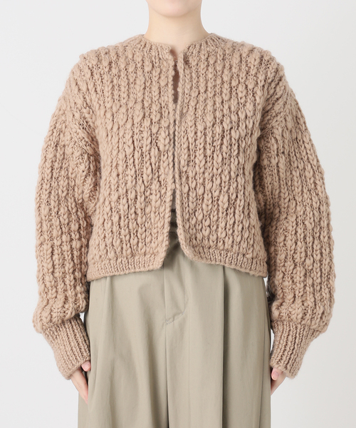 IENA LA BOUCLE（イエナラブークル）の「IENA LA BOUCLE スラブハンドニットショートカーディガン（カーディガン/ボレロ・レディース・キャメル・FREE）」の19枚目の写真