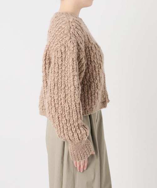 IENA LA BOUCLE（イエナラブークル）の「IENA LA BOUCLE スラブハンドニットショートカーディガン（カーディガン/ボレロ・レディース・キャメル・FREE）」の22枚目の写真