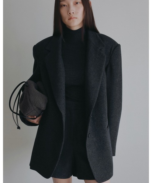 anuke（アンヌーク）の「Wholegarment Wool Turtle（ニット/セーター・レディース・グレー/ブラック/チャコールグレー/アイボリー・FREE）」の13枚目の写真
