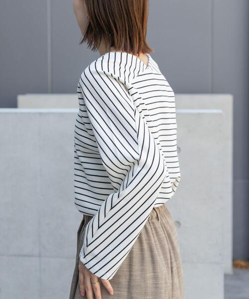 ITEMS URBANRESEARCH(アイテムズ アーバンリサーチ)の「カットミラノプルオーバー(Tシャツ/カットソー・レディース・ブラック系その他/ブルー/モカ/ホワイト系その他・FREE)」の19枚目の写真