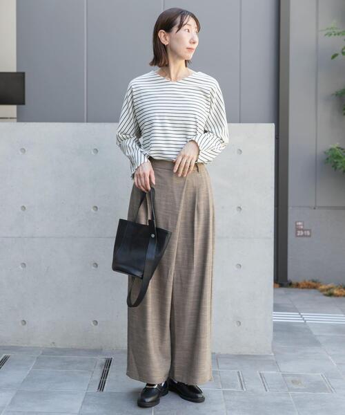 ITEMS URBANRESEARCH(アイテムズ アーバンリサーチ)の「カットミラノプルオーバー(Tシャツ/カットソー・レディース・ブラック系その他/ブルー/モカ/ホワイト系その他・FREE)」の22枚目の写真