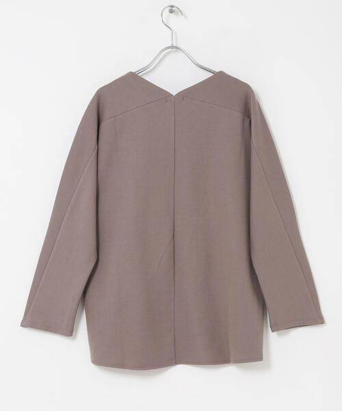 ITEMS URBANRESEARCH(アイテムズ アーバンリサーチ)の「カットミラノプルオーバー(Tシャツ/カットソー・レディース・ブラック系その他/ブルー/モカ/ホワイト系その他・FREE)」の7枚目の写真