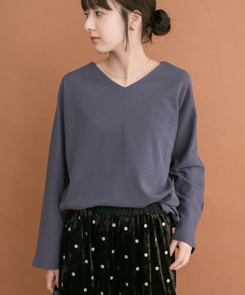 ITEMS URBANRESEARCH(アイテムズ アーバンリサーチ)の「カットミラノプルオーバー(Tシャツ/カットソー・レディース・ブラック系その他/ブルー/モカ/ホワイト系その他・FREE)」の10枚目の写真