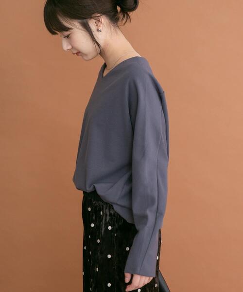 ITEMS URBANRESEARCH(アイテムズ アーバンリサーチ)の「カットミラノプルオーバー(Tシャツ/カットソー・レディース・ブラック系その他/ブルー/モカ/ホワイト系その他・FREE)」の11枚目の写真
