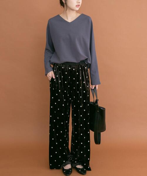 ITEMS URBANRESEARCH(アイテムズ アーバンリサーチ)の「カットミラノプルオーバー(Tシャツ/カットソー・レディース・ブラック系その他/ブルー/モカ/ホワイト系その他・FREE)」の14枚目の写真