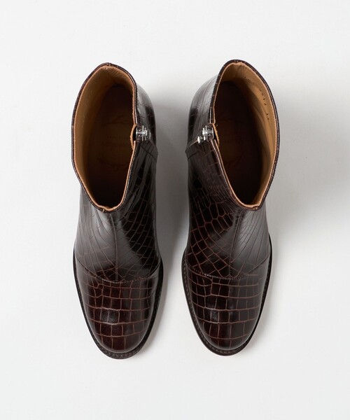 Steven Alan(スティーブンアラン)の「<Steven Alan>カタオシ レザー ショートブーツ(ブーツ・レディース・ダークブラウン・37h/36h/37/38/36)」の3枚目の写真