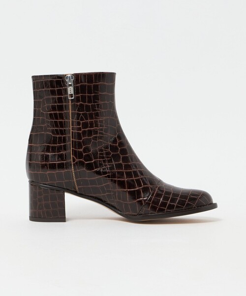 Steven Alan(スティーブンアラン)の「<Steven Alan>カタオシ レザー ショートブーツ(ブーツ・レディース・ダークブラウン・37h/36h/37/38/36)」の4枚目の写真