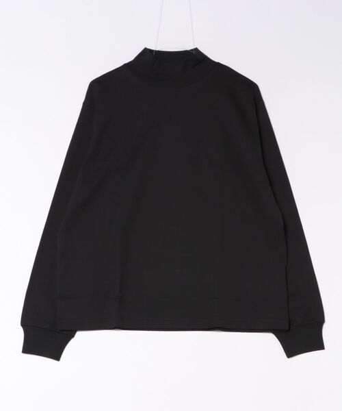Bshop（ビショップ）の「handvaerk | 60/2 モックネック 長袖Tシャツ MEN（Tシャツ/カットソー・メンズ・ダークグレー/ホワイト/ブラック/グレー系その他・M/S）」の3枚目の写真