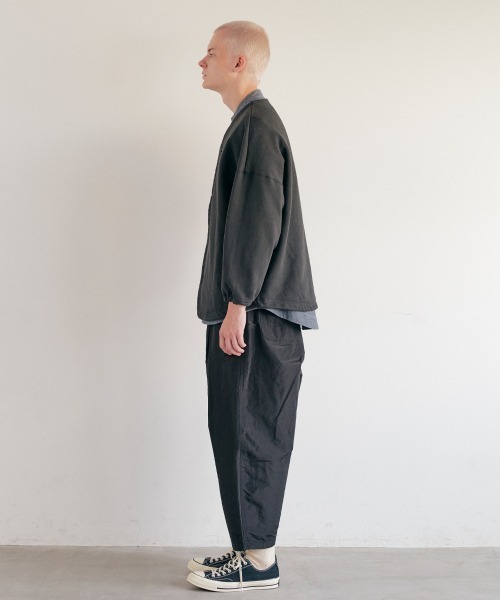 rehacer（レアセル）の「rehacer : Round Hem Cardigan / ラウンド ヘム カーディガン（カーディガン/ボレロ・メンズ・ブラック/グレー・X-LARGE/LARGE/MEDIUM/SMALL）」の5枚目の写真