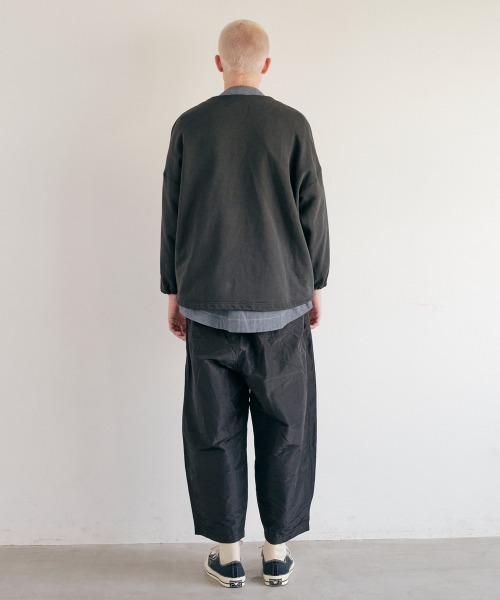 rehacer（レアセル）の「rehacer : Round Hem Cardigan / ラウンド ヘム カーディガン（カーディガン/ボレロ・メンズ・ブラック/グレー・X-LARGE/LARGE/MEDIUM/SMALL）」の6枚目の写真